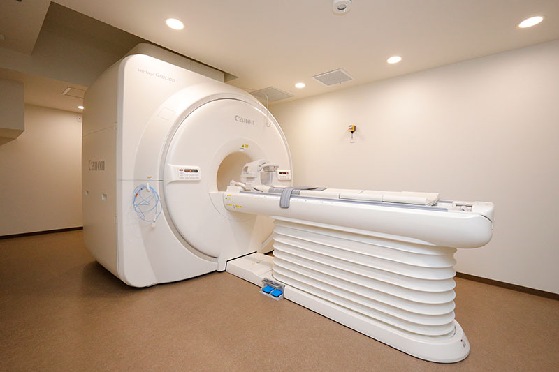 万全の検査、診断体制（MRI完備）